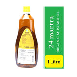 24 Mantra Organic Mustard Oil - 1 L Bottle