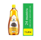 24 Mantra Organic Mustard Oil - 1 L Bottle