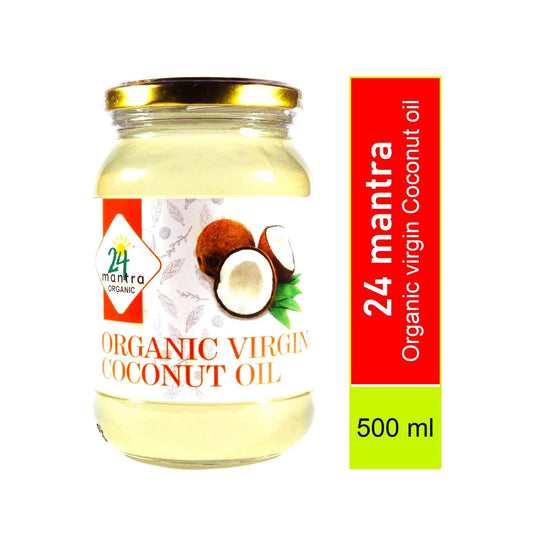 24 Mantra Organic Virgin Coconut Oil 500 ml Jar