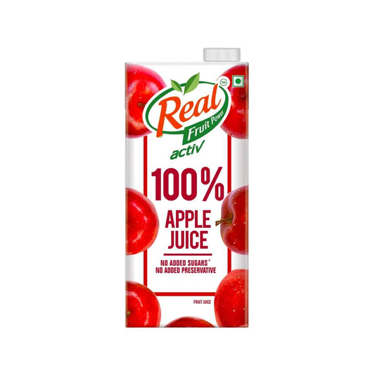 Real Activ 100%  Apple Juice- 1 Litre Tetra Pack