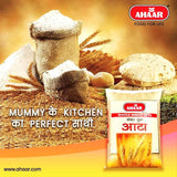 Ahaar Whole Wheat Choker Yukt Atta (Flour) - 10 Kg Pack