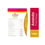 Ananda Pure Ghee - 1 Litre Carton