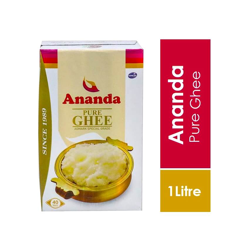 Ananda Pure Ghee - 1 Litre Carton