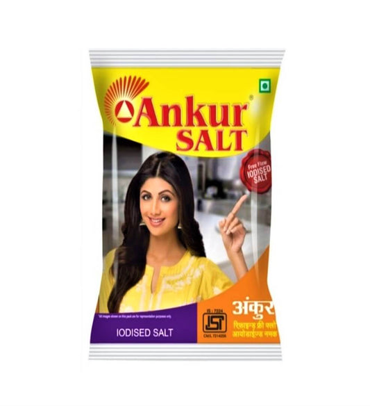 Ankur Iodised Salt 1 Kg Pack