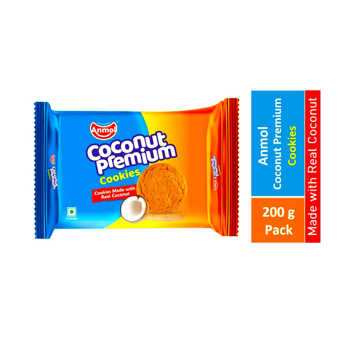 Anmol Coconut Premium Cookies - 156 g Pack