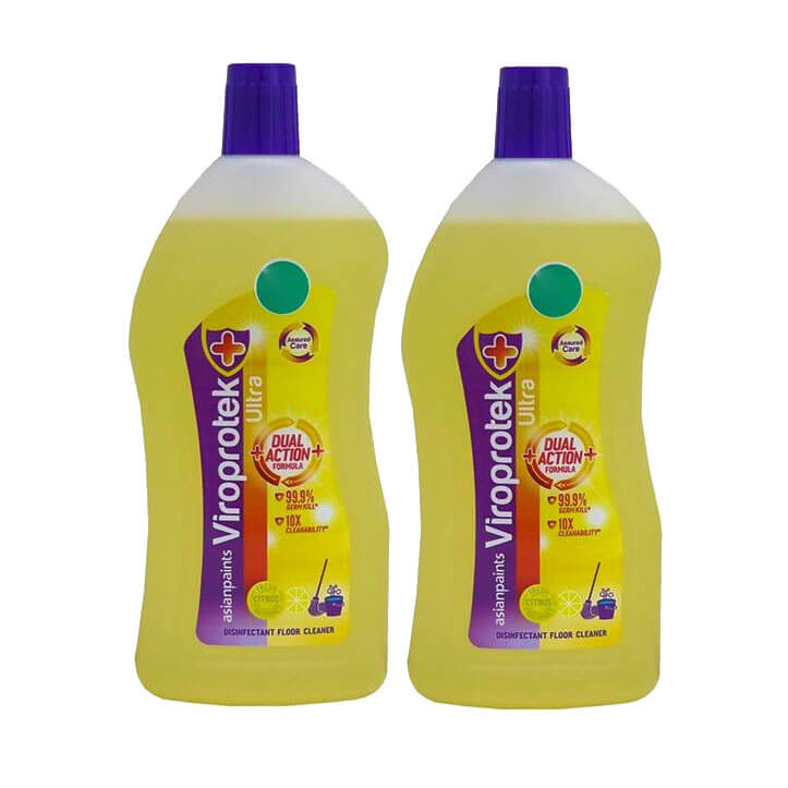 Asian Paints Ultra Disinfectant Floor Cleaner Citrus - 1 L Pack of 2