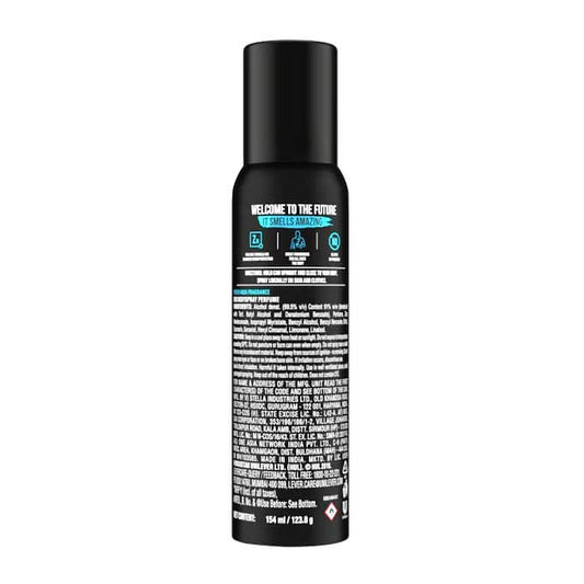 Axe Signature Champion Body Deodorant with Fresh Aqua Fragrance for Men 154 ml Bottle (Pack of 5 Bottles)