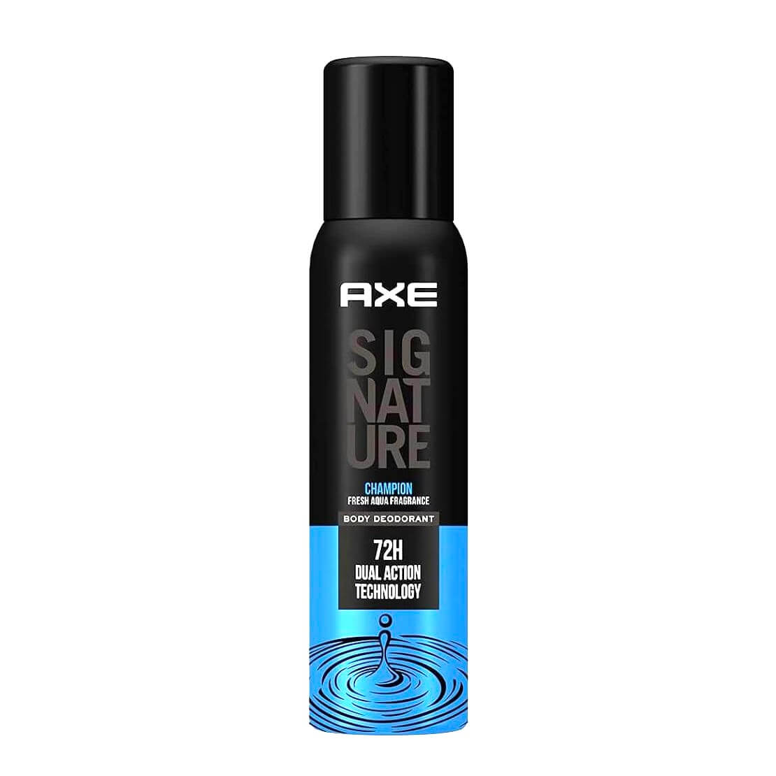 Axe Signature Champion Body Deodorant with Fresh Aqua Fragrance for Men 154 ml Bottle