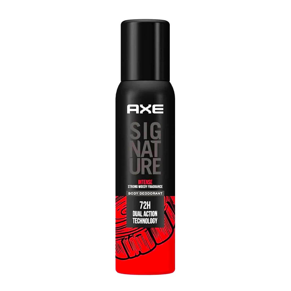 Axe Signature Intense Body Deodorant for Men with Strong Woody Fragrance 154 ml Bottle (Pack of 5 Bottles)