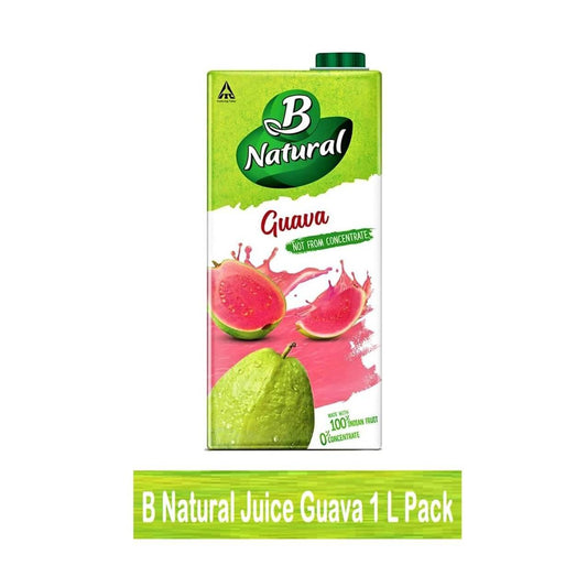 B Natural Guava Juice 1 Litre Tetra Pack