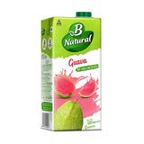 B Natural Guava Juice 1 Litre Tetra Pack of 2