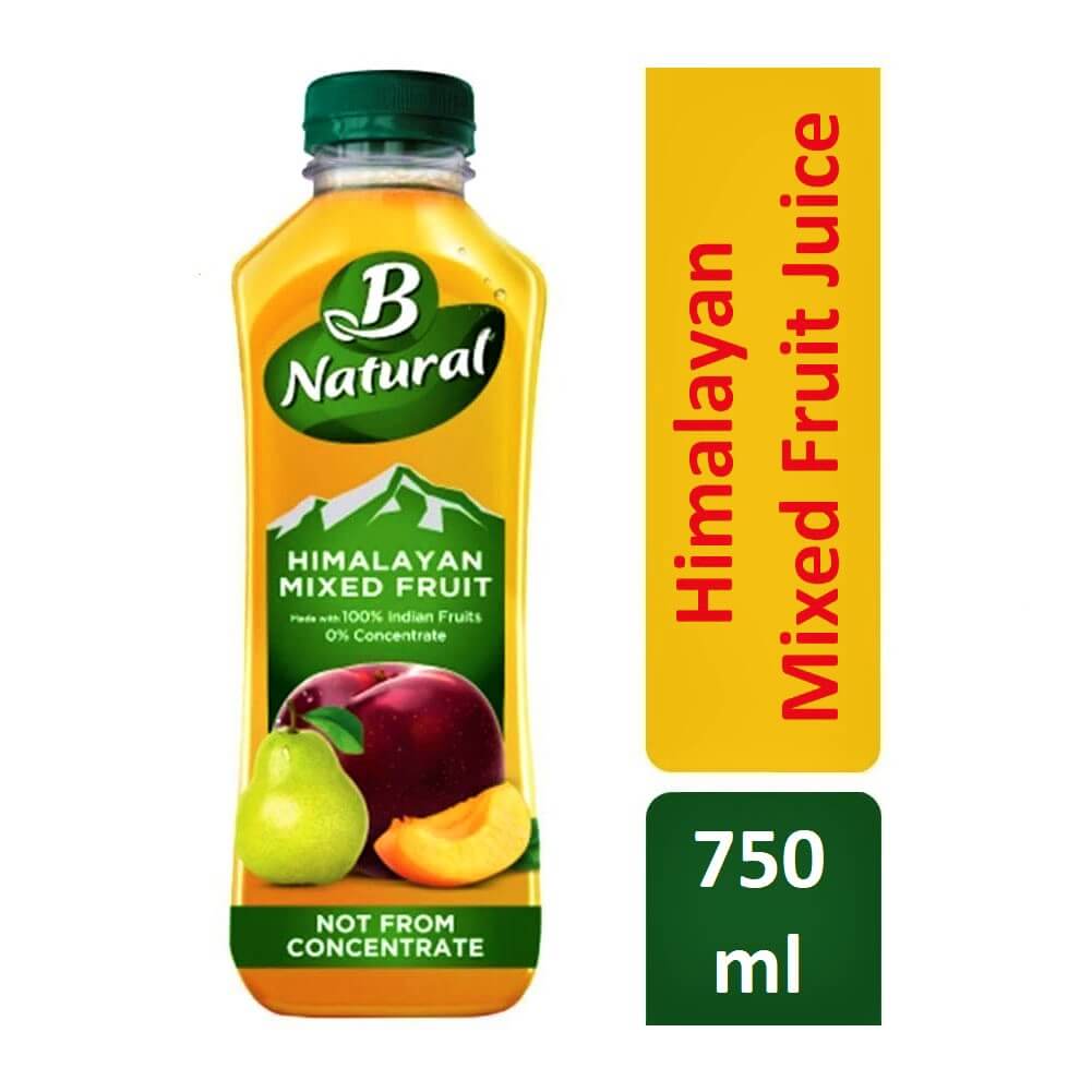 B Natural Himalayan Mixed Fruit Juice 750 ml Bottle