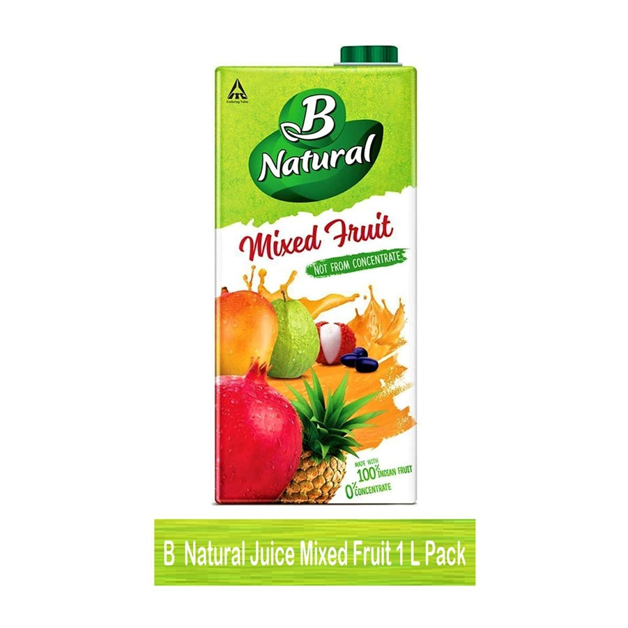 B Natural  Mixed Fruit Juice 1 Litre Tetra Pack