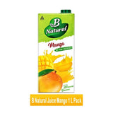 B Natural Mango Juice 1 Litre Tetra Pack (Pack of 2)