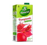 B Natural pomegranate Juice 1 Litre Tetra Pack of 2