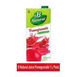 B Natural pomegranate Juice 1 Litre Tetra Pack of 2