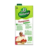 B Natural Pomegranate Juice 1 Litre Tetra Pack