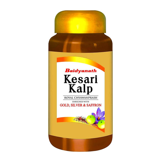 Baidyanath Kesari Kalp Royal Chyawanprash enriched with Gold, Silver & Saffron 500 g