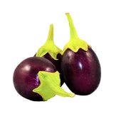 Brinjal for Bharta Round Brinjal 1 Kg