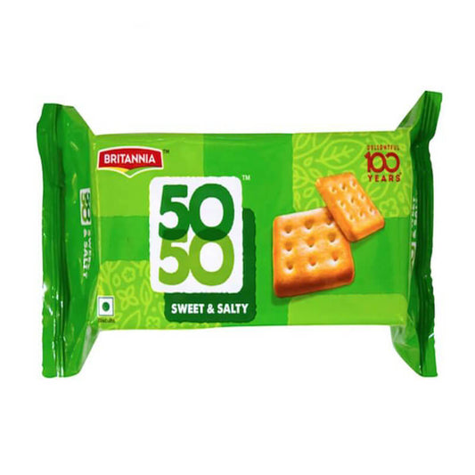 Britannia 50-50 Sweet & Salty Biscuits 188 g Pack