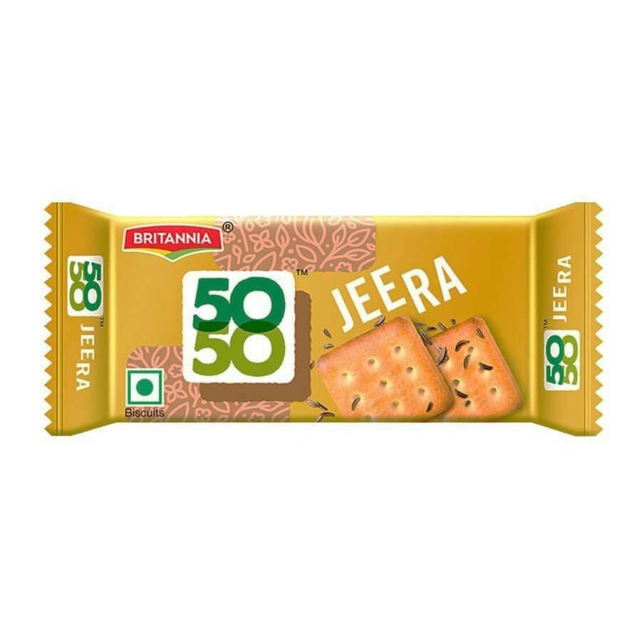 Britannia 50-50 Jeera Biscuits 66 g Pack