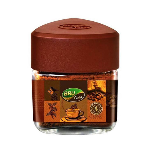 Bru Gold Coffee 25 g Jar (Pack of 4)