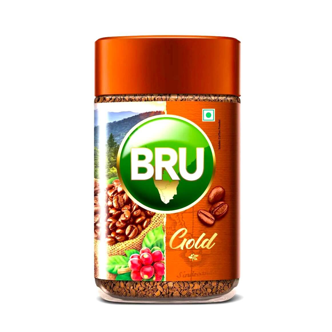 Bru Gold Coffee 50 g Pack (Pack of 2)