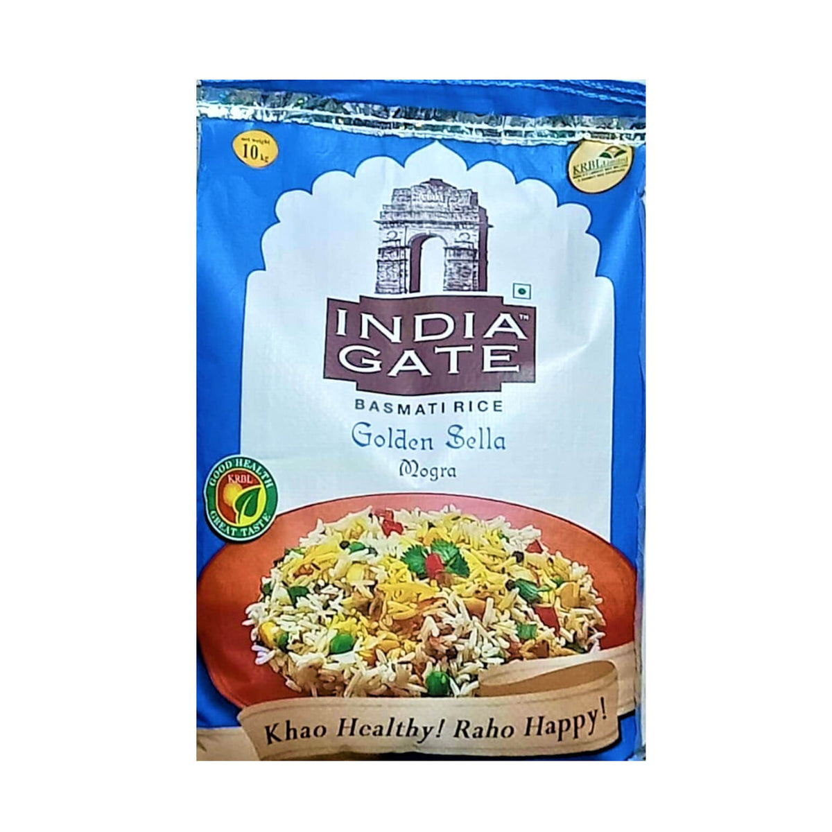 India Gate Golden Sella Mogra Basmati Rice 10 Kg Pack