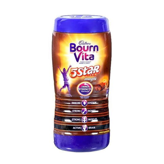 Cadbury BournVita 5 Star Magic Chocolate Health Drink 1 kg Jar