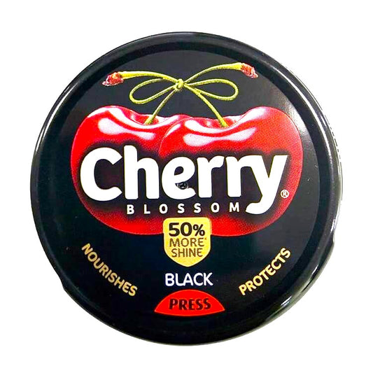 Cherry Blossom Shoe Wax Polish Black 40 g Pack