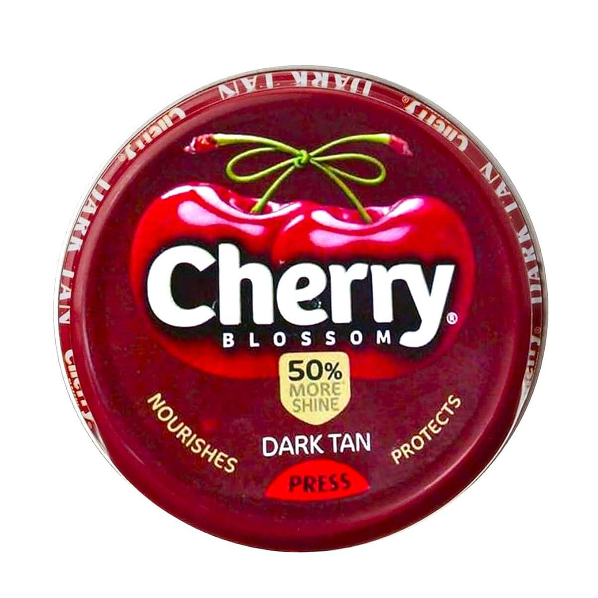 Cherry Blossom Shoe Wax Polish Dark Tan 40 g Pack