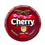 Cherry Blossom Shoe Wax Polish Dark Tan 40 g (Pack of 4)