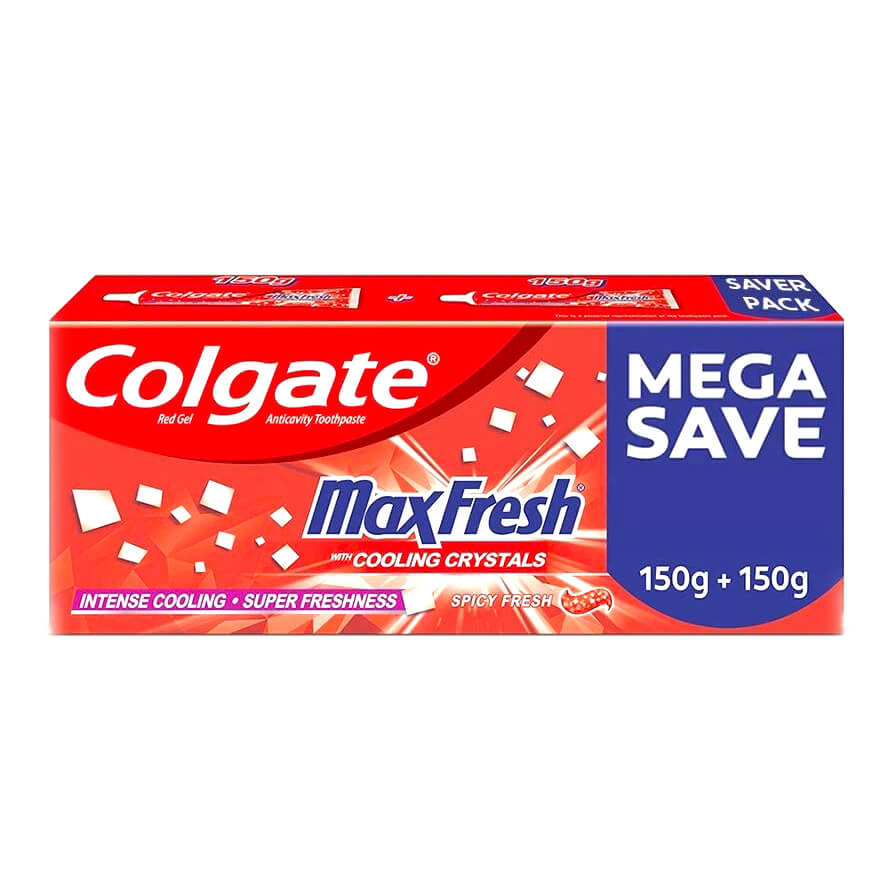 Colgate Max Fresh Spicy Fresh Toothpaste 300 g (150 g x 2) Pack