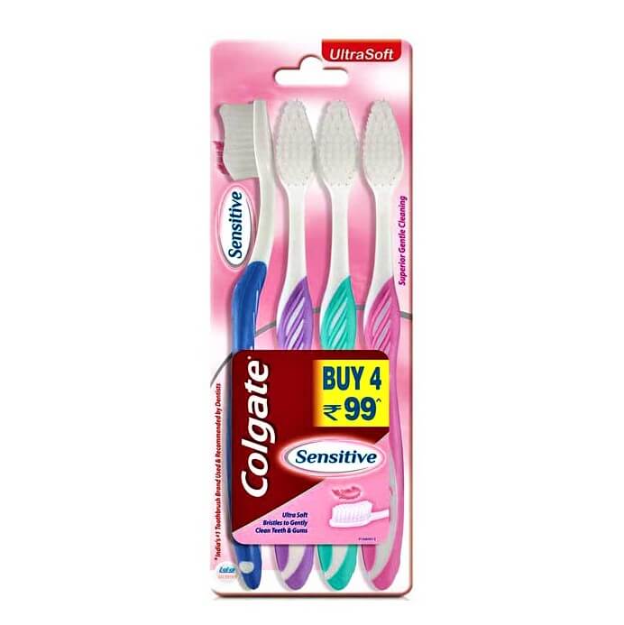 Colgate Tooth Brush Sensitive Ultra Soft 4 Unit Pack