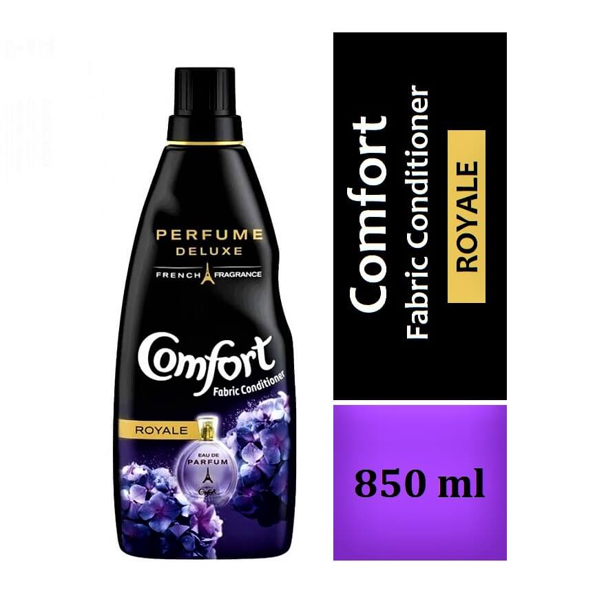 Comfort Fabric Conditioner Royale with French Deluxe Perfume Fragrance 850 ml Bottle