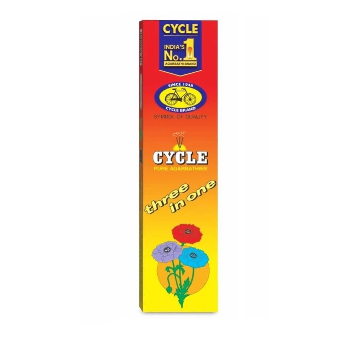 Cycle 3 IN 1 Agarbatti Pack 88 g (Pack of 5)