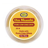 Cycle Om Shanti Pure Cow Ghee Diya 30 N Pack