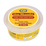 Cycle Om Shanti Pure Cow Ghee Diya 30 N Pack