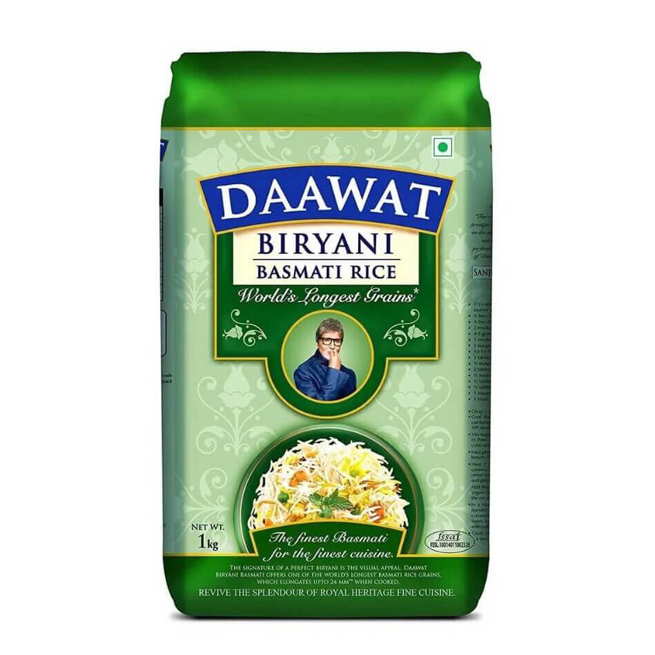 Daawat Biryani Basmati Rice 1Kg