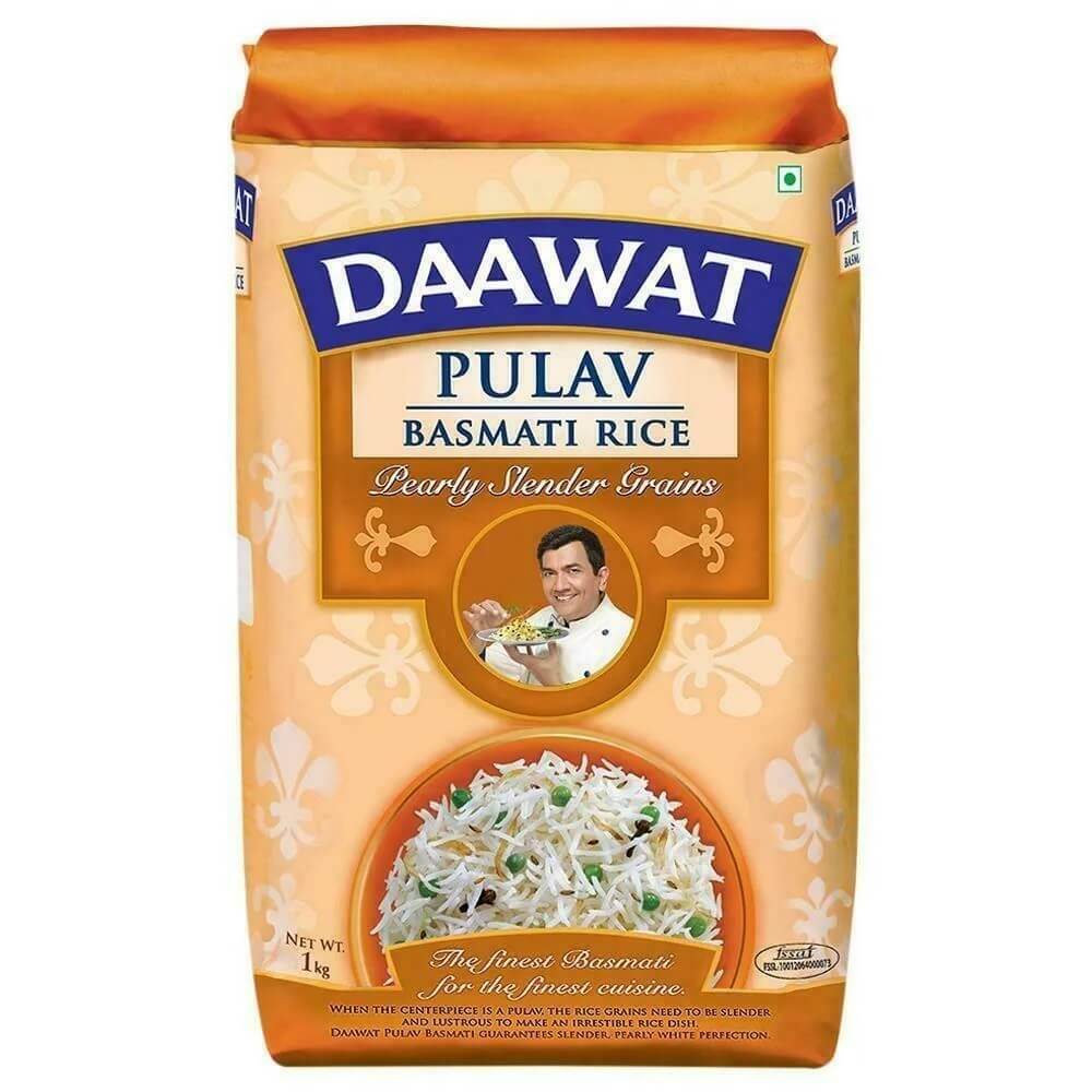 Daawat Pulav Basmati Rice 1 Kg (Pack of 3)