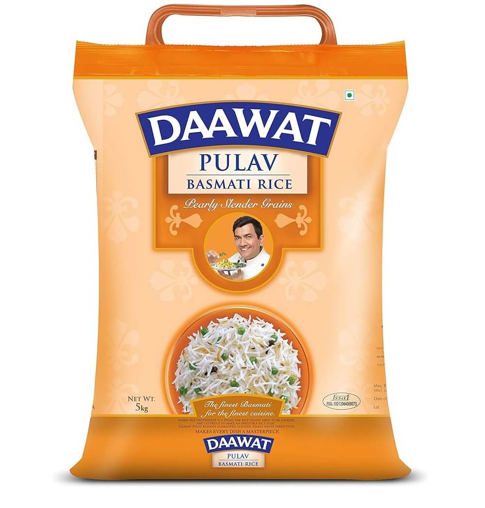 Daawat Pulav Basmati Rice 5 Kg