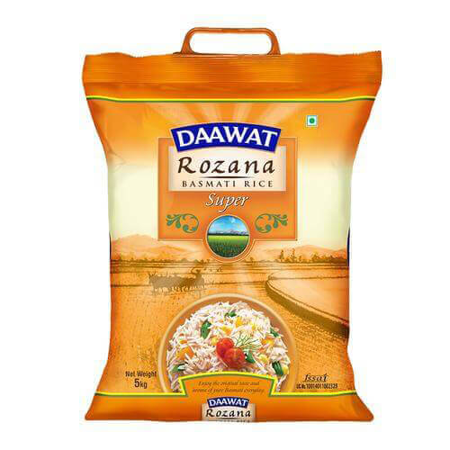 Daawat Rozana super Basmati Rice 5 Kg (Pack of 2)