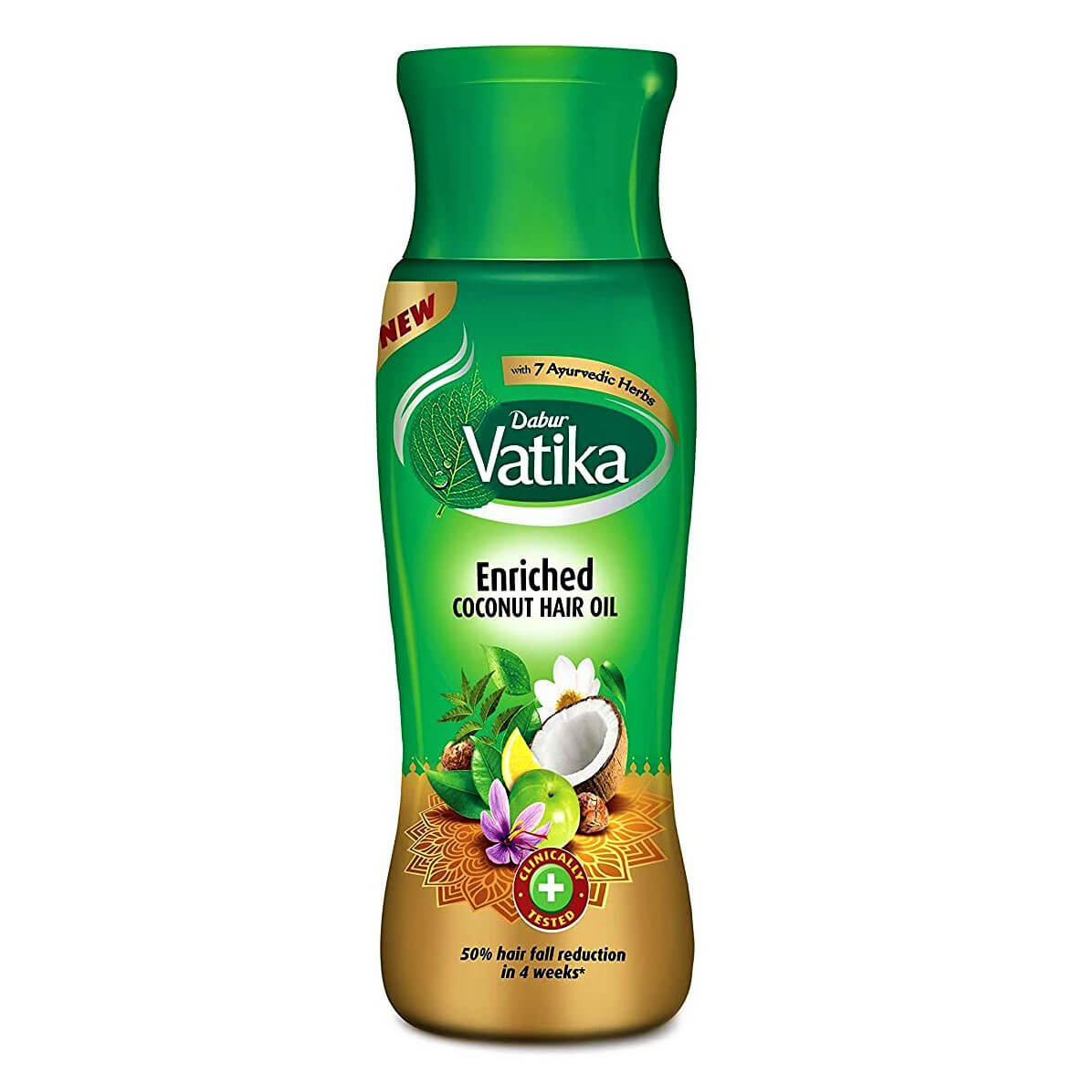 Dabur Vatika Enriched Coconut Hair Oil with 7 Ayurvedic Herbs 300 ml