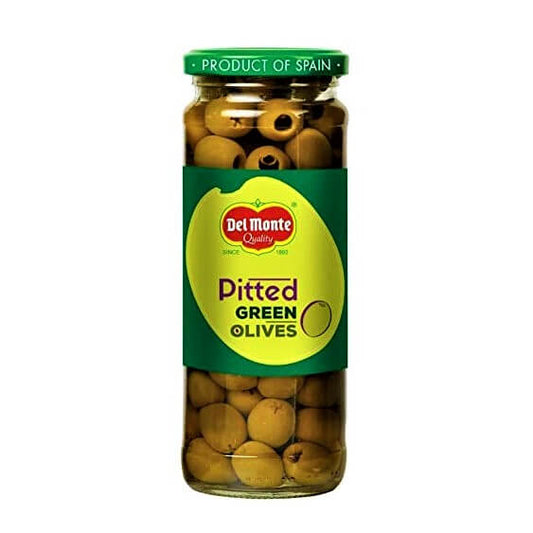 Del Monte Pitted Green Olives 450 g Jar