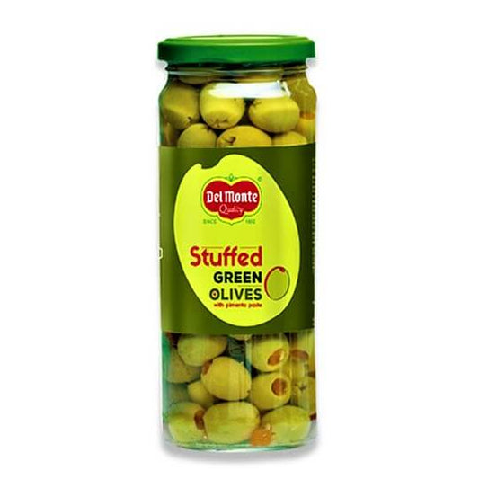 Del Monte Stuffed Green Olives 450 g Jar