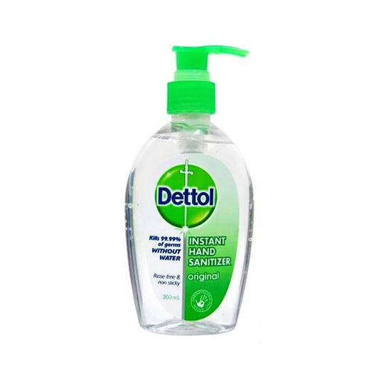 Dettol Instant Hand Sanitizer Original 200 ml Bottle Pump