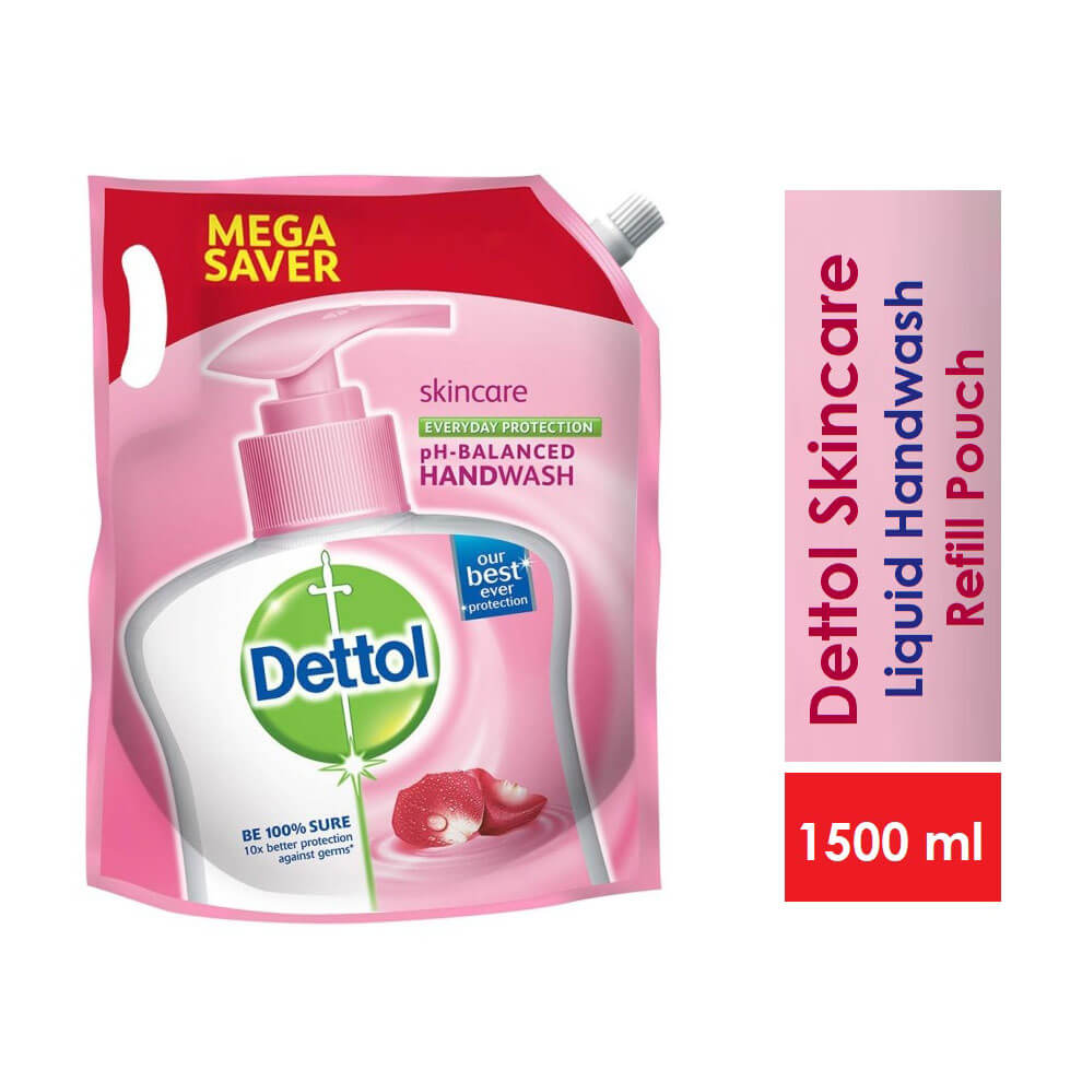 Dettol Skincare Liquid Hand Wash Refill 1500 ml Pack