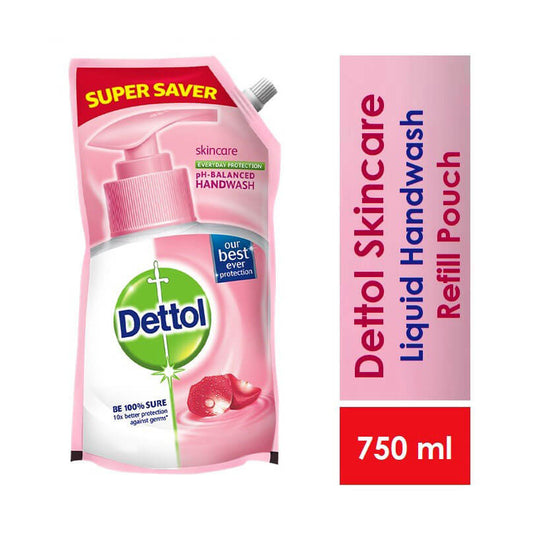 Dettol Skincare Liquid Hand Wash Refill 750 ml Pack