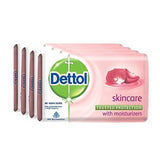 Dettol Skin care soap Pack of 4 of 75 g & 125 g Bar