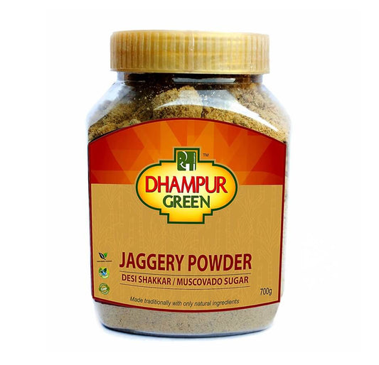 Dhampur Green Jaggery Powder 700 gram Jar